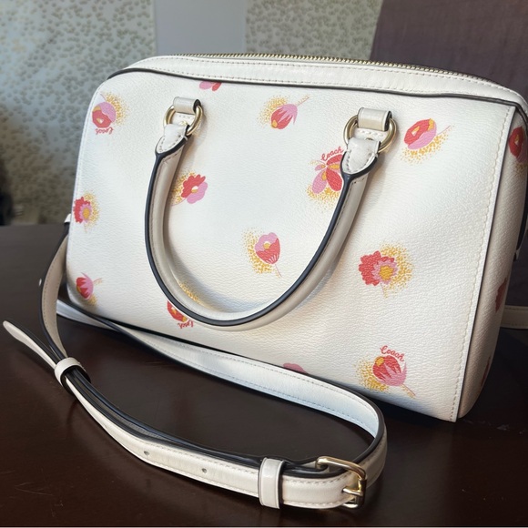Coach Rowan Pop Floral Satchel Bag - Preloved - Picture 4 of 16